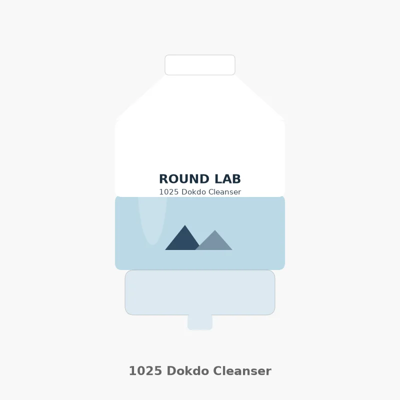 Illustration of Round Lab 1025 Dokdo Cleanser tube